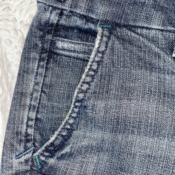 See Thru Soul Fit & Flare, Bootcut Distressed Jeans - Picture 8 of 16